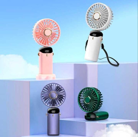 DS-007 LED Digital Display Portable Fan