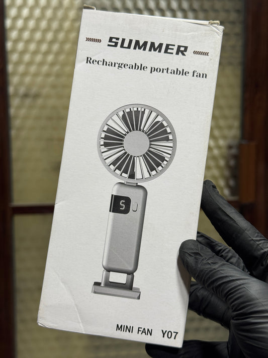 SUMMER Y07 Smart Digital Portable Mini Fan