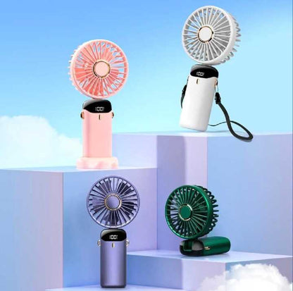 DS-007 LED Digital Display Portable Fan
