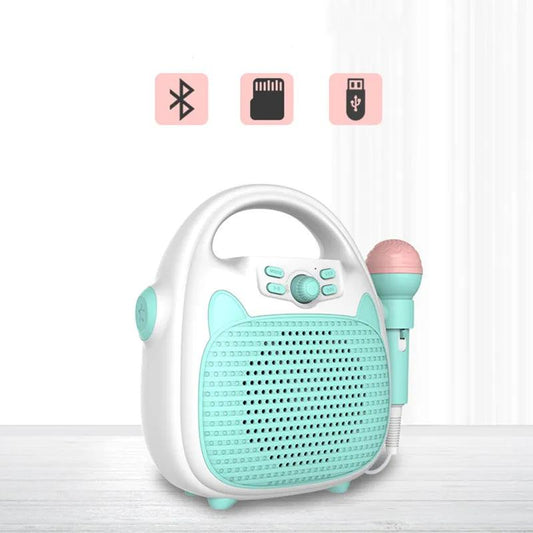 Gabba Goods Cat Karaoke Speaker and Mic in pink
