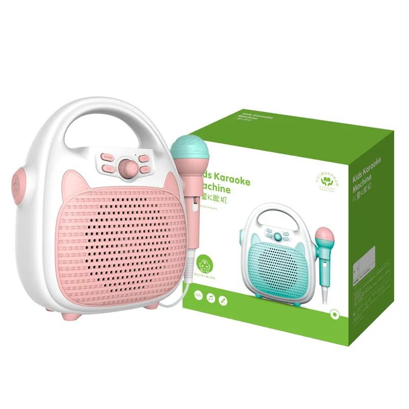 Gabba Goods Cat Karaoke Speaker and Mic in pink