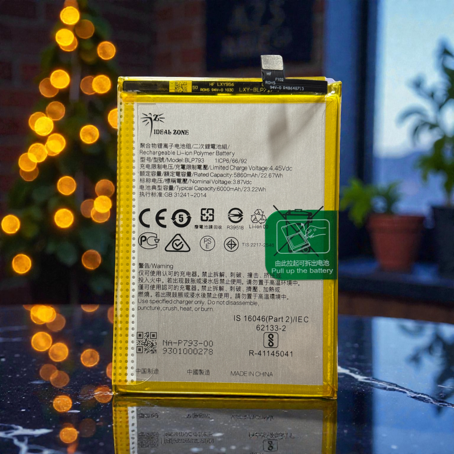 Ideal Zone High-Capacity Battery BLP793 - 6000mAh