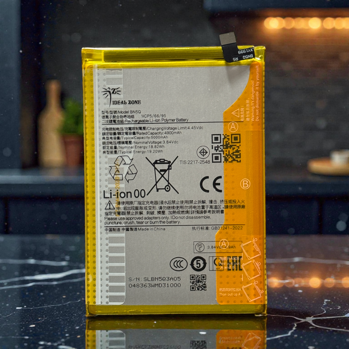 Ideal Zone High-Capacity Battery BN5Q - 5000mAh