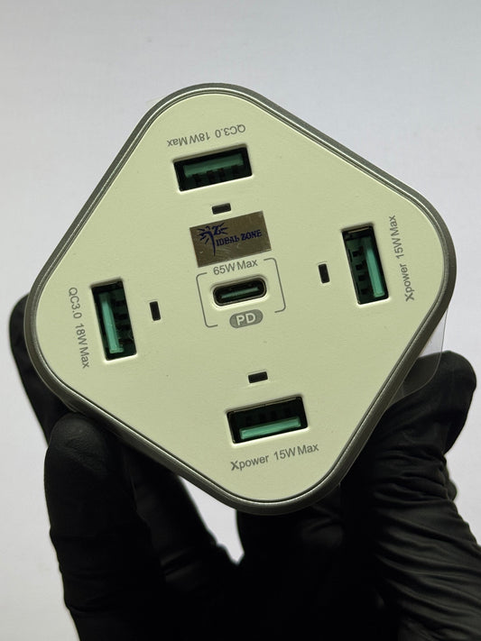Xcentz xDynamo 5 Plus 65W 5-Port PD Fast Wall Charger