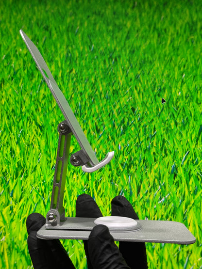 Q10 Metal Rotating Mobile Stand - 360° Swivel Foldable Desktop Holder