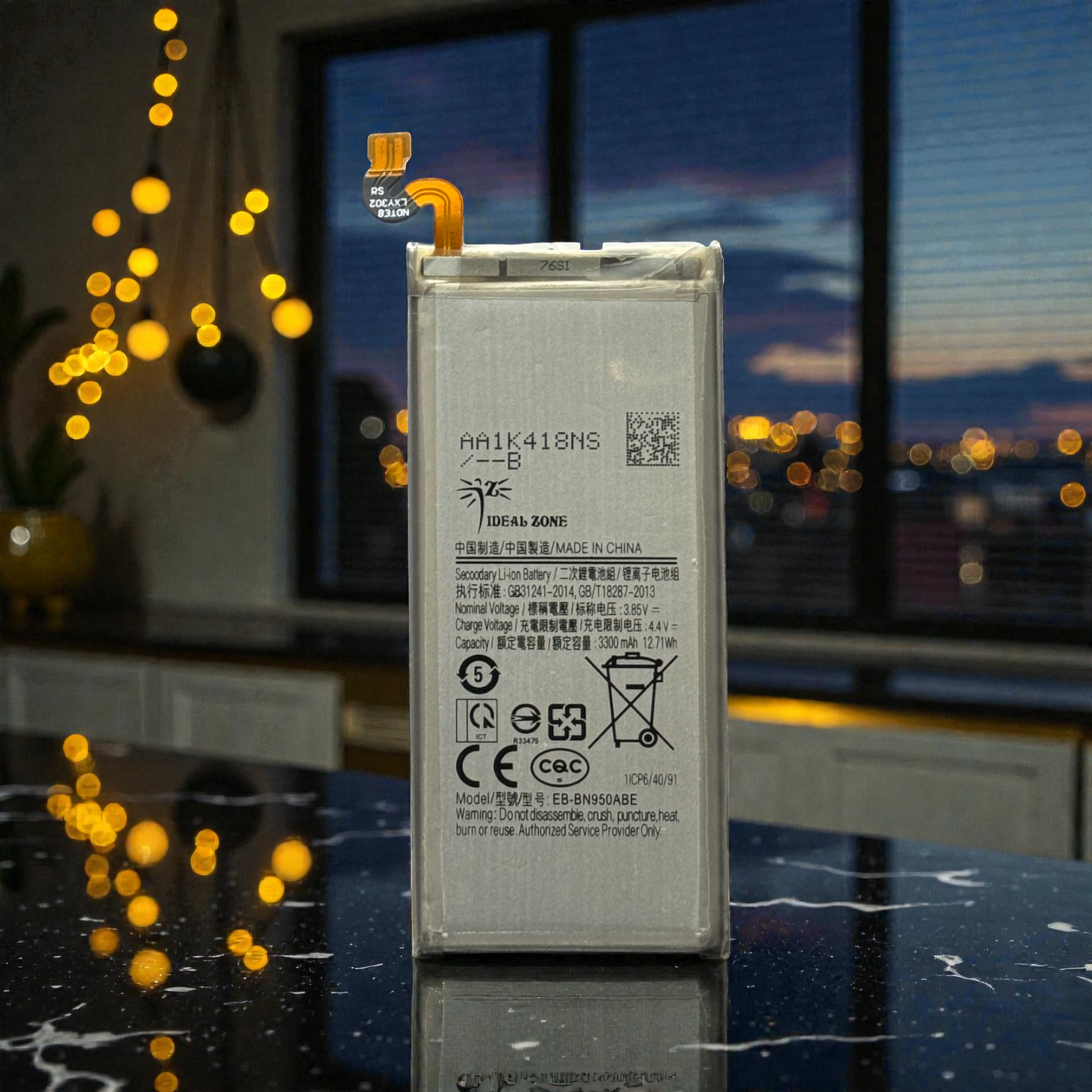 Ideal Zone High-Capacity Battery NOTE-8 - 3300mAh