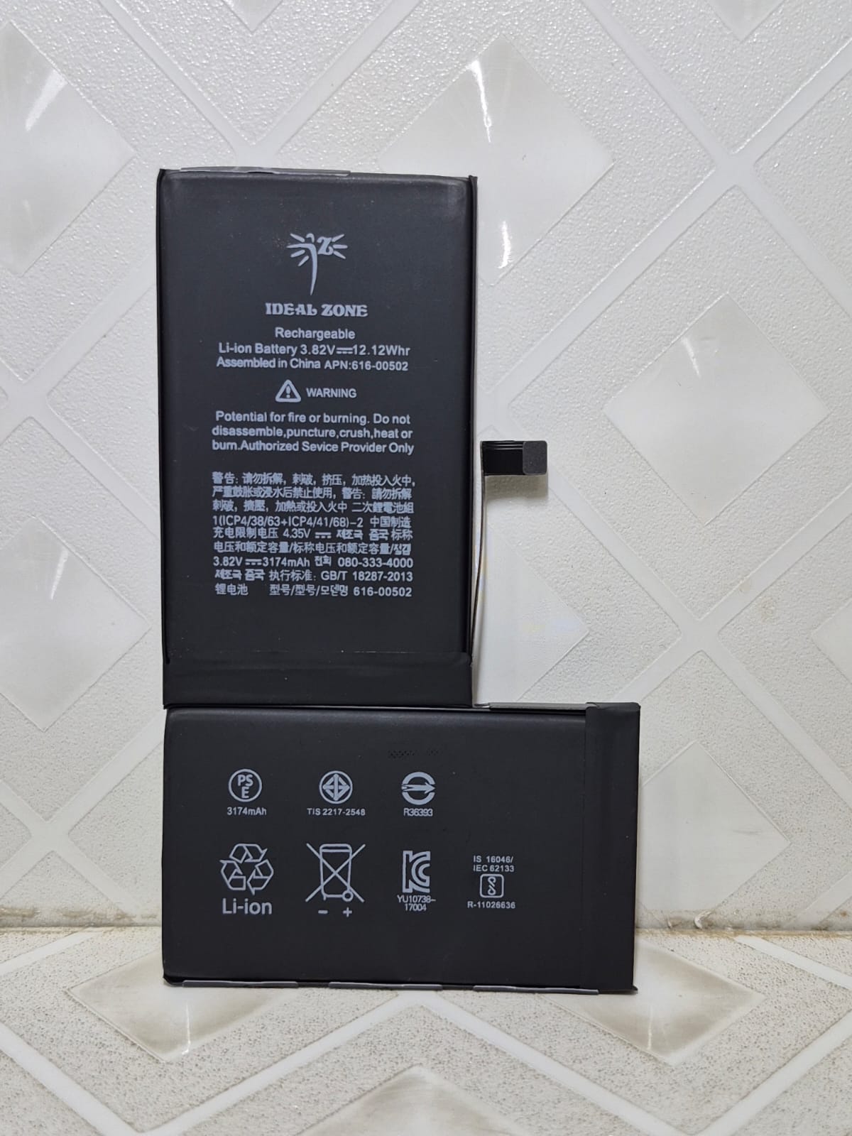 High-Capacity Replacement Battery for iPhone XS Max - 3174mAh