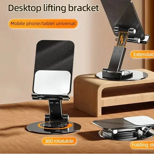 Q10-M Rotating Mobile Phone Stand - Adjustable & Foldable