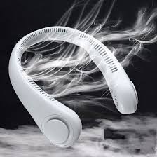 P168 Bladeless Neck Fan - Portable Rechargeable USB Cooling Fan