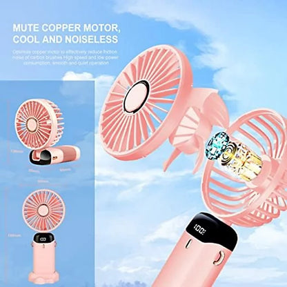 DS-007 LED Digital Display Portable Fan