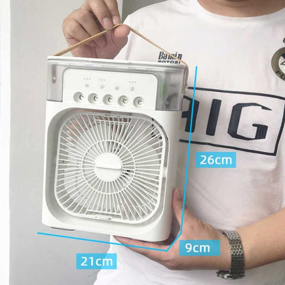 Portable Air Cooling Fan With Mist Spray